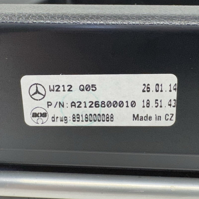 12-18 Mercedes W218 CLS550 Trunk Comfort Box Cargo Storage Compartment