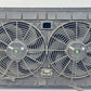 000181097 04-08 MASERATI QUATTROPORTE RADIATOR CONDENSER FAN ASSEMBLY 52400530 OEM