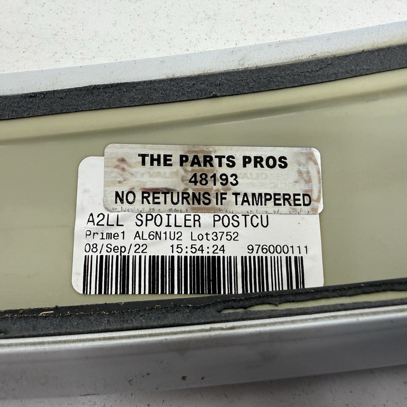 84842153 22-25 Cadillac CT5 Blackwing Rear Trunk Lid Spoiler Wing Summit White OEM
