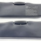  15-17 MCLAREN 650S SUNVISOR SUN VISOR SHADE PAIR LEATHER BLACK OEM
