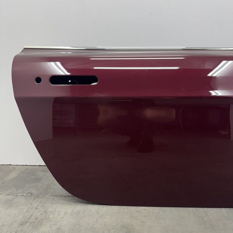 07-17 ASTON MARTIN VANTAGE PASSENGER RIGHT DOOR SHELL MERLOT RED OEM