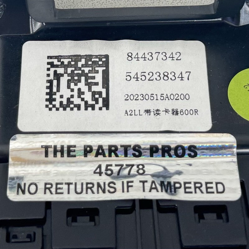 1355 0979 / 13550979 22-24 CADILLAC CT5 V BLACKWING PARK BRAKE HUD INFO LIGHT SWITCH CONTROLS OEM