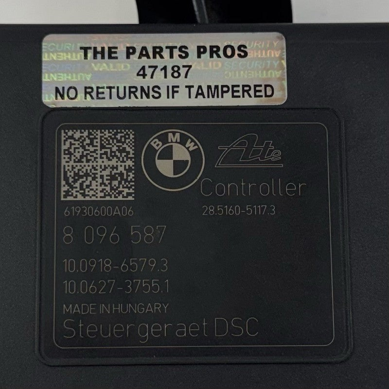 8 096 587 / 8096587 BMW F80 F82 F83 F87 ABS Brake Pump Anti Lock DSC Dynamic Stability Control OEM
