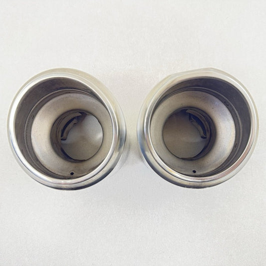 22-25 TOYOTA GR86 LEFT AND RIGHT REAR MUFFLER EXHAUST TIP PAIR OEM