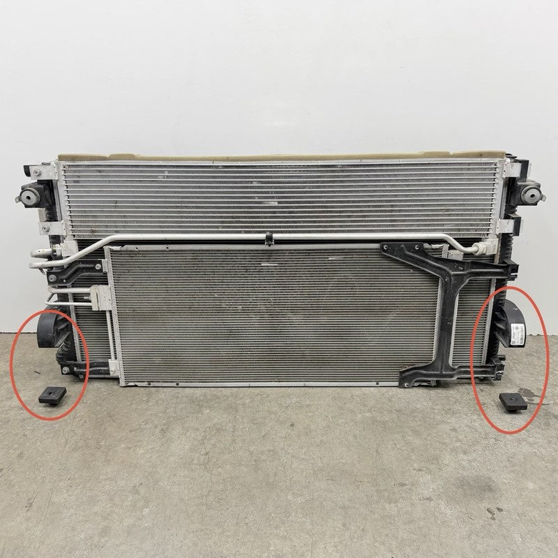 19-24 Ram 4500 5500 6.7L Radiator Support W/ Radiator Shutter Fan Asse
