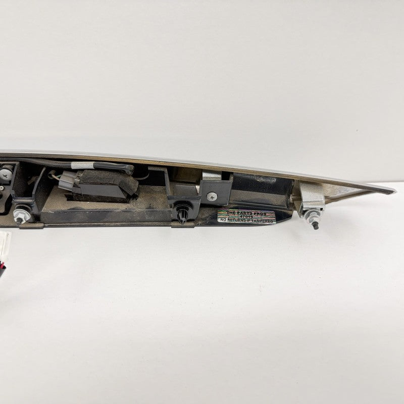 84810-4HB0A / 84810 4HB0A / 848104HB0A 14-17 Infiniti Q50 Chrome License Plate Light Trunk Trim Moulding W/ Camera OEM