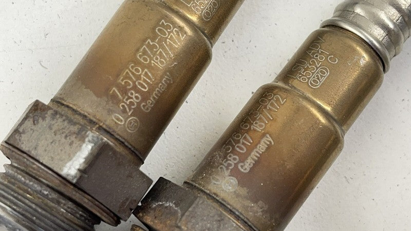 7539137 BMW F06 F10 F12 F13 M5 M6 S63 Engine Exhaust Oxygen O2 Sensor Set OEM