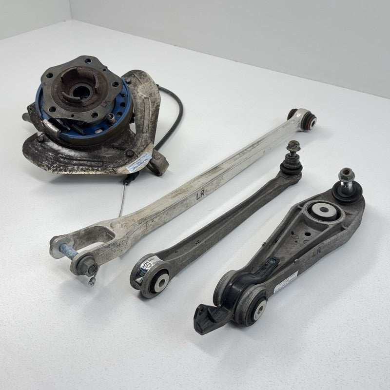 996 341 341 08 / 99634134108 05-12 Porsche Boxster Cayman 987 Left Rear Knuckle Hub W/ Control Arm Set OEM