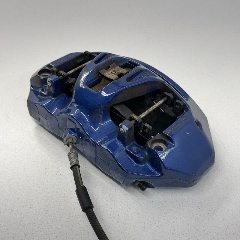 34117845747 12-18 BMW M5 M6 F06 F10 F12 F13 Front Brembo Brake Caliper Pair Blue OEM