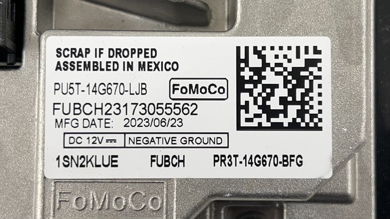 PR3T-18B955-BE / PR3T 18B955 BE / PR3T18B955BE 24-25 MUSTANG DARK HORSE SYNC 4 RADIO HEAD UNIT DISPLAY SCREEN MODULE SET