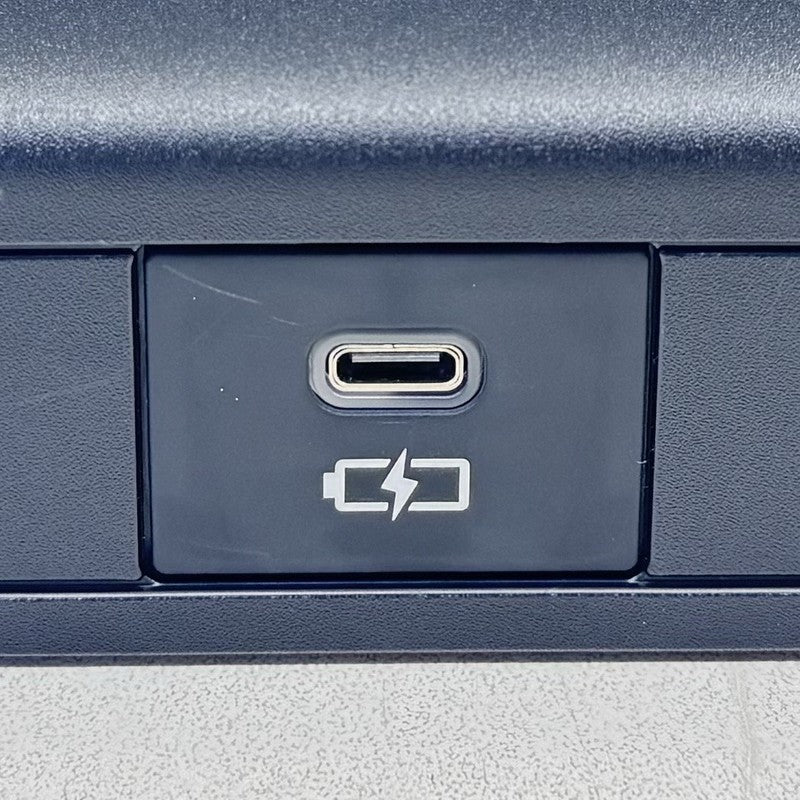 726123001 23-25 TOYOTA PRIUS CENTER CONSOLE DUAL INPUT TYPE C CHARGING PORT WITH TRIM OEM