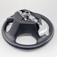 GS120-02380 / GS120 02380 / GS12002380 08-10 Lexus IS F Driver Steering Wheel With Paddle Shifter Leather Black OEM