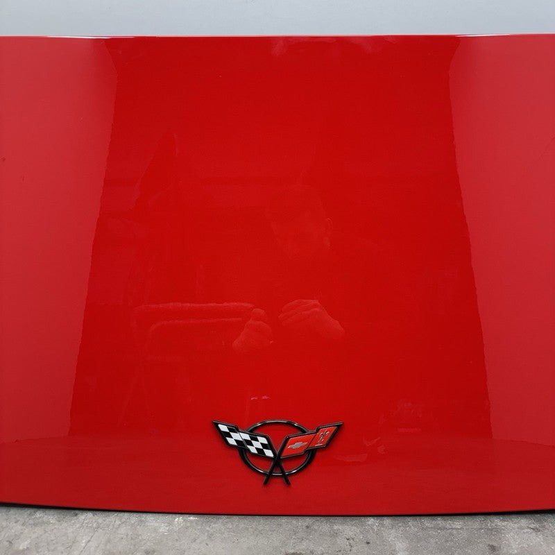 01-04 CHEVROLET CORVETTE C5 Z06 FRC REAR DECKLID TRUNK DECK LID TORCH RED OEM