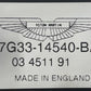 7G33-14540-BA / 7G33 14540 BA / 7G3314540BA 07-10 ASTON MARTIN VANTAGE DRIVER LEFT FRONT MASTER WINDOW SWITCH OEM