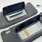 22-23 CADILLAC CT4 V BLACKWING LEFT & RIGHT SUNVISOR SUN VISOR PAIR SUEDE OEM