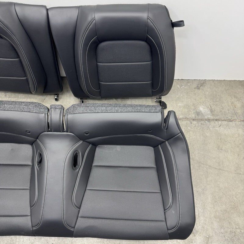  18-23 FORD MUSTANG GT SEAT SET FRONT & REAR HEATED COOLED LEATHER BLACK OEM