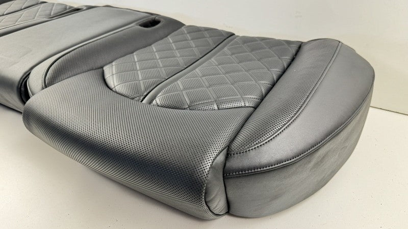 11-18 AUDI A8L REAR BOTTOM LOWER SEAT CUSHION BENCH COVER BLACK OEM