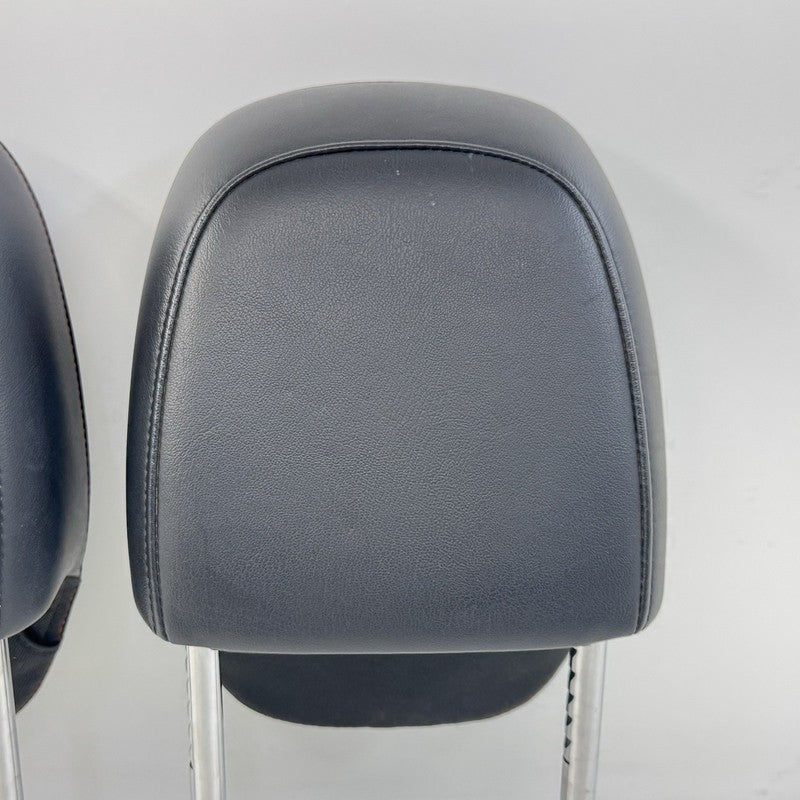 12-15 Chevrolet Camaro ZL1 Front Seat Headrest Head Rest Pair Leather Black OEM
