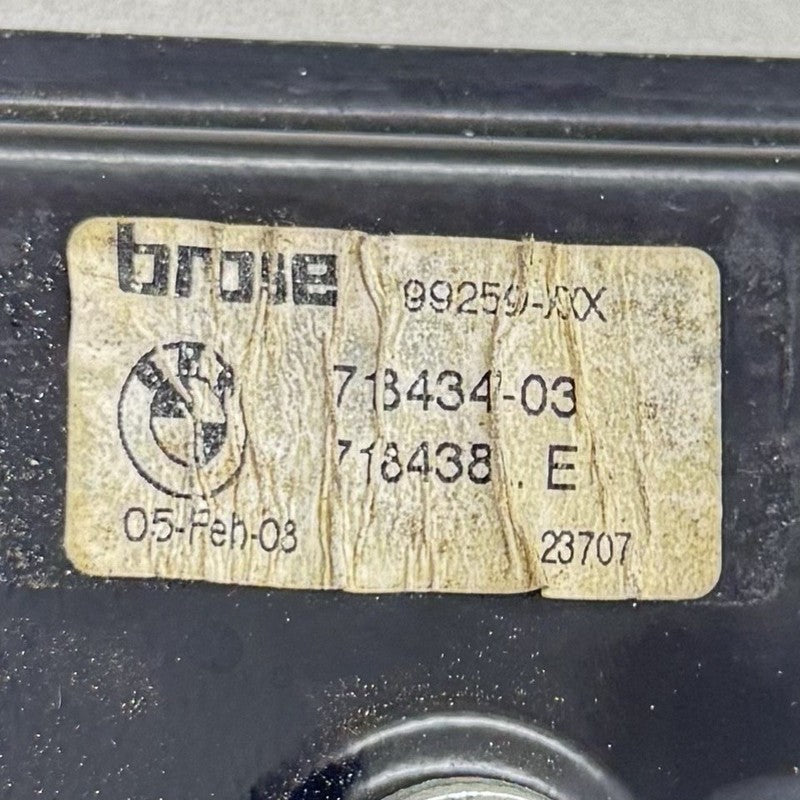 7 184 347 / 7184347 06-10 BMW M6 E63 E64 Driver Left Door Glass Window Regulator With Motor OEM