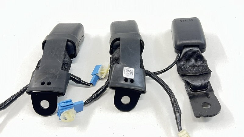 22-24 SUBARU WRX LEFT RIGHT CENTER REAR SEAT BELT SEATBELT BUCKLE SET OEM