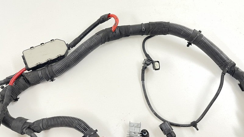 10-13 PORSCHE PANAMERA LEFT FRONT ENGINE BAY HEADLIGHT WIRE HARNESS OEM