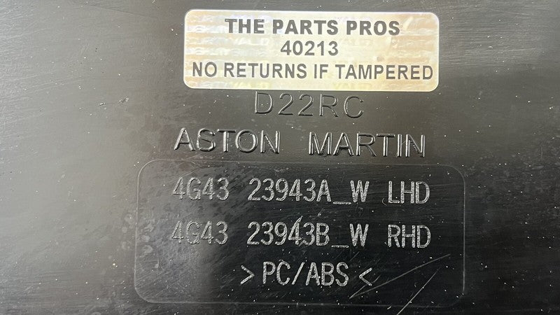 279144-V8-19 / 279144 V8 19 / 279144V819 07-10 ASTON MARTIN VANTAGE DRIVER LEFT FRONT DOOR PANEL COVER TRIM OEM