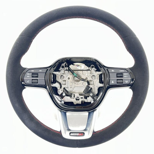 77901-T20-H020A / 77901 T20 H020A / 77901T20H020A 24-25 ACURA INTEGRA TYPE S STEERING WHEEL BLACK WITH RED STITCHING SUE