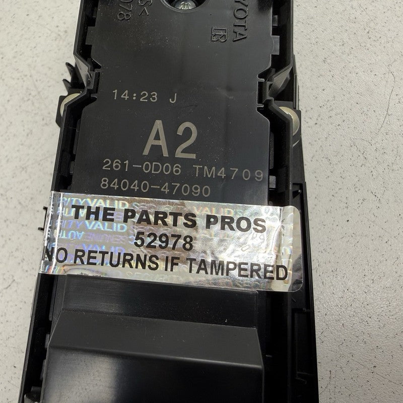 19-21 Toyota Prius Prime Driver Left Front Door Master Window Switch O