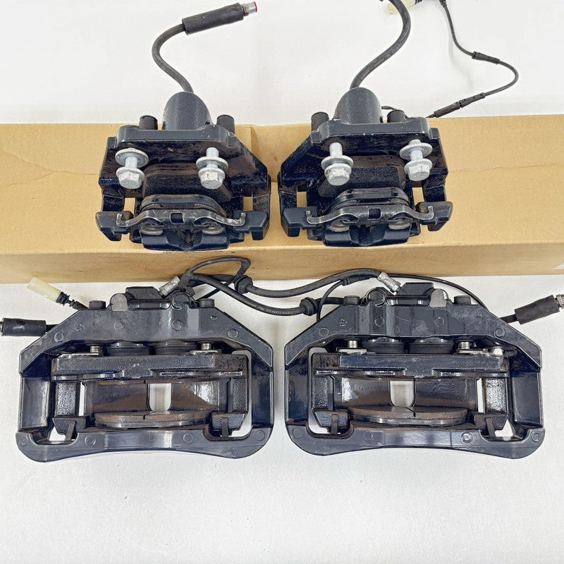 06-10 BMW M5 M6 E60 E63 E64 Brake Caliper Set Front & Rear Black 55K Miles OEM