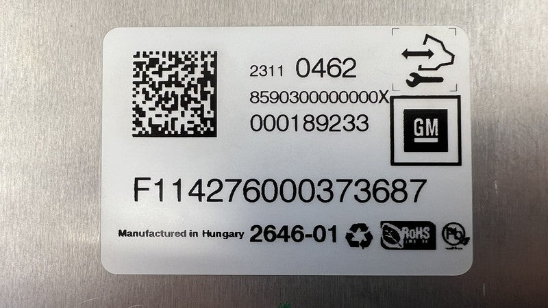 23110462 12-15 CHEVROLET CAMARO ZL1 ACTIVE MAGNETIC RIDE SUSPENSION MODULE 23110462 OEM