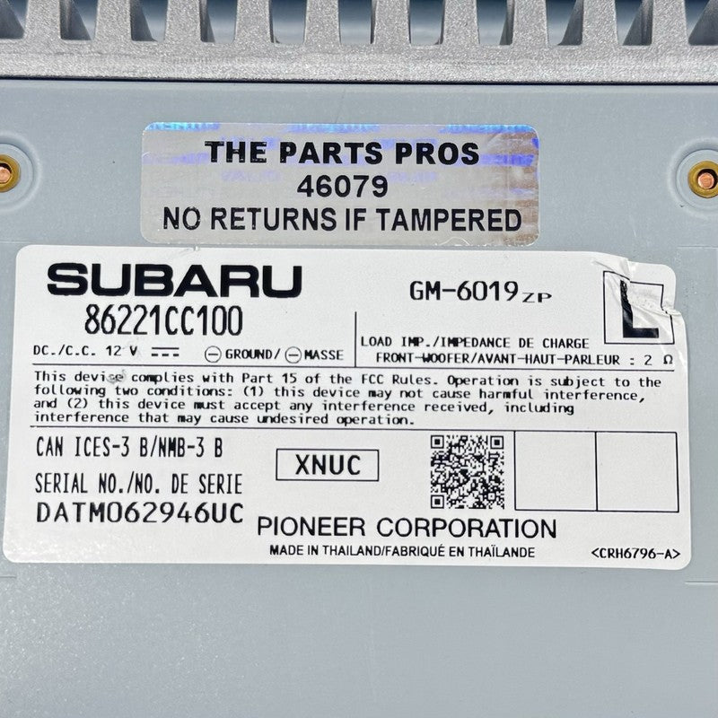 86301CA100 22-25 TOYOTA GR86 SPEAKER TWEETER SET WITH PIONEER AMPLIFIER AMP MODULE OEM