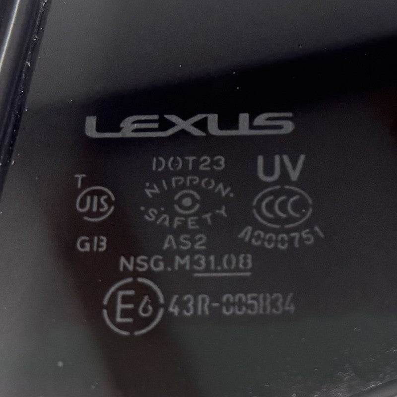 43R-005834 / 43R 005834 / 43R005834 06-13 Lexus IS250 IS350 IS F Left Rear Quarter Panel Window Glass 43R-005834 OEM