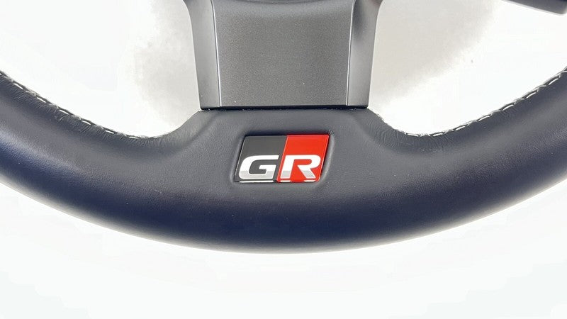 22-25 TOYOTA GR86 PREMIUM DRIVER STEERING WHEEL LEATHER BLACK OEM