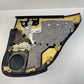 08-14 Lexus IS F Left Rear Door Panel Cover Trim Black With Blue Stitching OEM