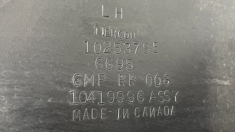 10253795 01-04 CORVETTE C5 Z06 DRIVER LEFT REAR FENDER LINER WHEEL ARCH SPLASH GUARD OEM