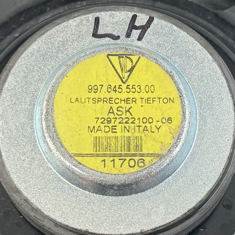 997 645 553 00 / 99764555300 05-12 Porsche 911 997 Boxster Cayman 987 Tweeter Speaker Audio Sound Set OEM