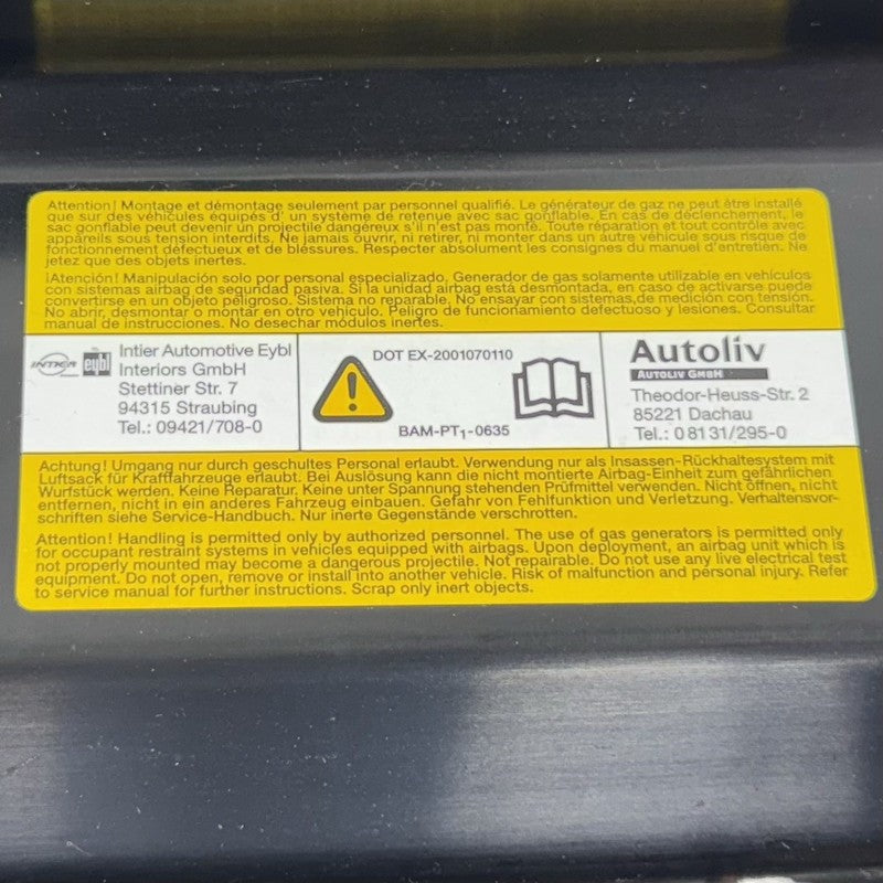 804200002 06-10 BMW M6 E63 E64 Driver Left Front Knee Airbag Air Bag SRS OEM