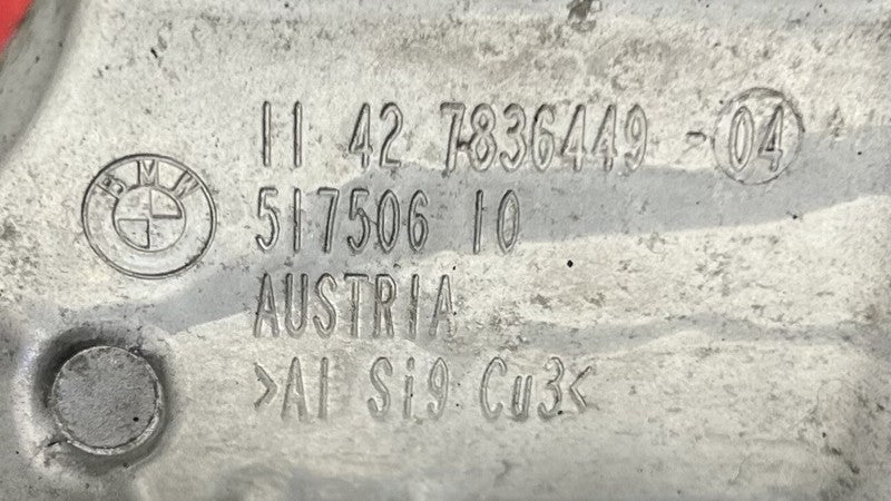 7 836 449 / 7836449 06-10 BMW M6 E63 E64 MOTOR ENGINE OIL COOLER FILTER HOUSING CANISTER 7836449 OEM