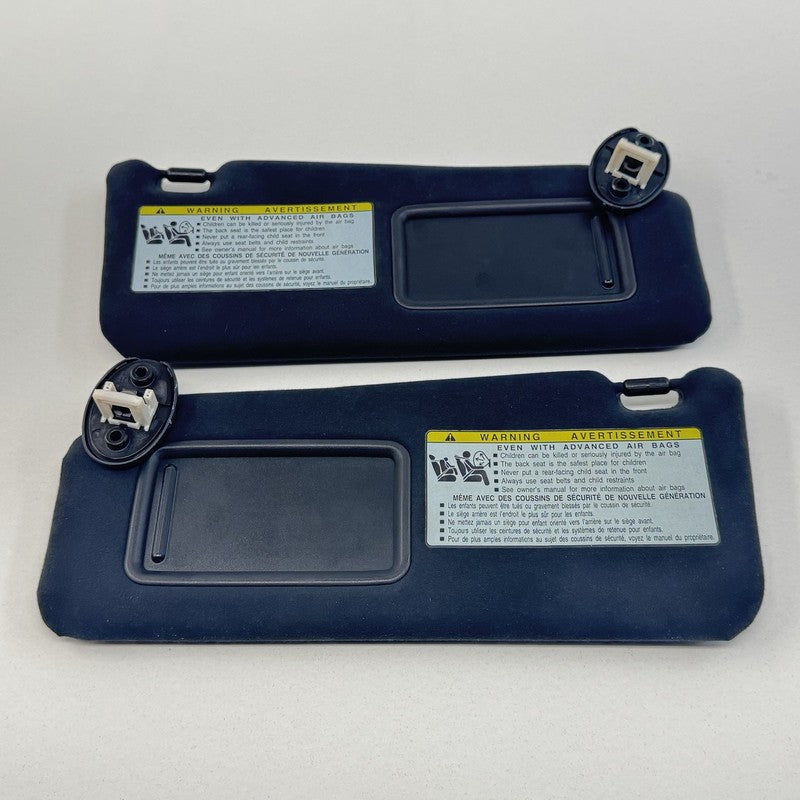 08-14 Lexus IS F Left And Right Sunvisor Sun Visor Shade Pair Black OEM