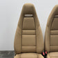 10-16 PORSCHE PANAMERA FRONT SEAT PAIR POWER MEMORY LEATHER LUXOR BEIGE OEM