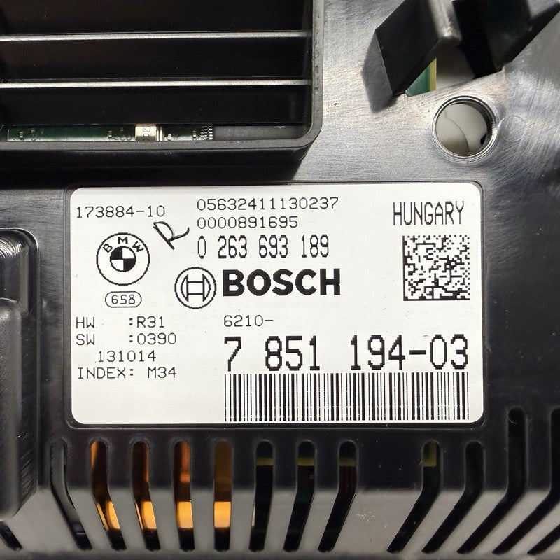 62107851194 BMW M5 M6 F06 F10 F12 F14 Speedometer Instrument Cluster Gauge 55K Miles OEM