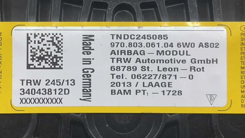 970.803.061.04 / 970 803 061 04 / 97080306104 10-16 PORSCHE PANAMERA LEFT FRONT LOWER KNEE AIRBAG AIR BAG SRS LUXOR BEIG