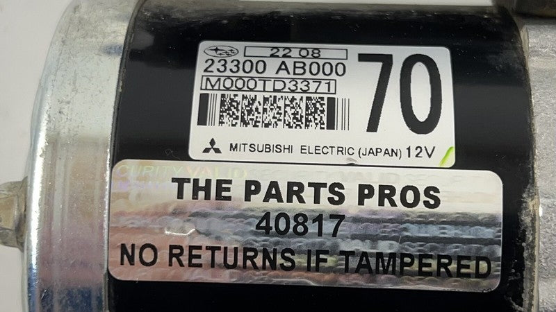 23300 AB000 / 23300AB000 22-24 TOYOTA GR86 MANUAL TRANSMISSION MOTOR ENGINE CRANK STARTER 23300 AB000 OEM