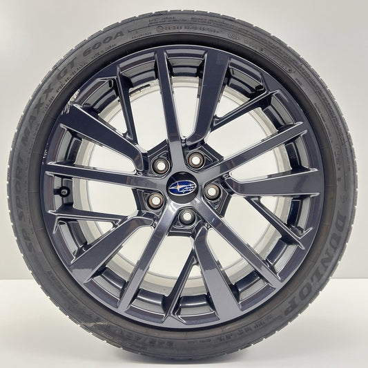 28111VC040 22-25 Subaru WRX Wheel Rim With Tire 18x8.5 +55 Offset 28111VC040 Factory OEM