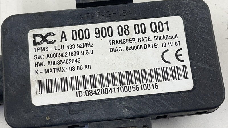 0009000800 / A0009000800 / A 000 900 08 00 0800 07-13 MERCEDES BENZ S550 W221 TIRE PRESSURE MONITOR MODULE TPMS 00090008
