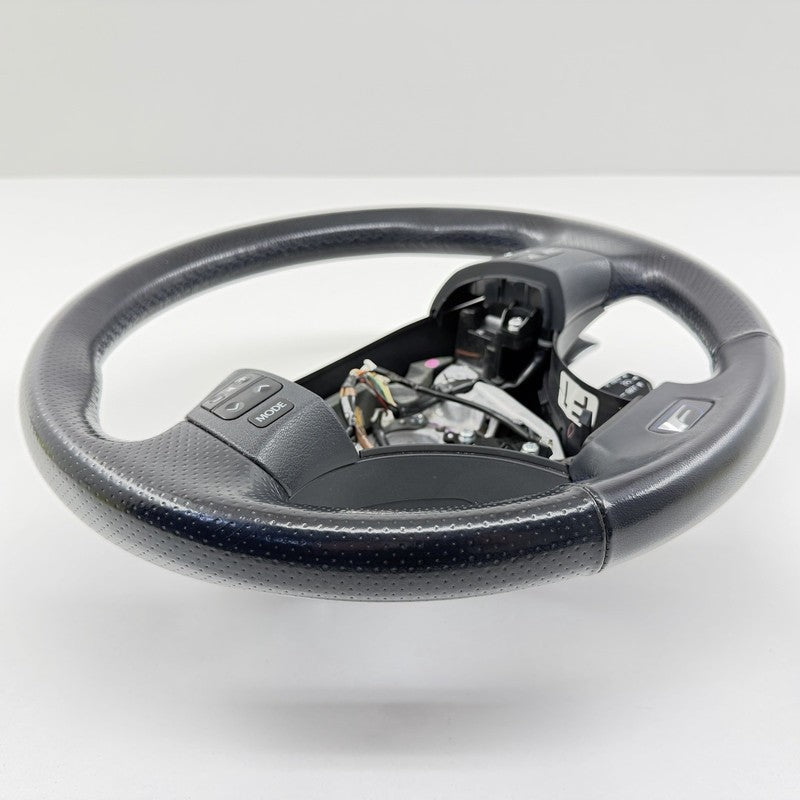 GS120-02380 / GS120 02380 / GS12002380 08-10 Lexus IS F Driver Steering Wheel With Paddle Shifter Leather Black OEM