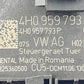 4H0 959 793 AA / 4H0959793AA 13-16 PORSCHE PANAMERA DRIVER LEFT FRONT DOOR CONTROL MODULE 4H0 959 793 AA OEM