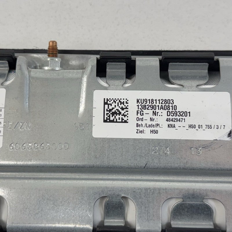 72129181128 BMW F06 F10 F12 F13 Driver Left Front Lower Knee Airbag Air Bag SRS Black OEM