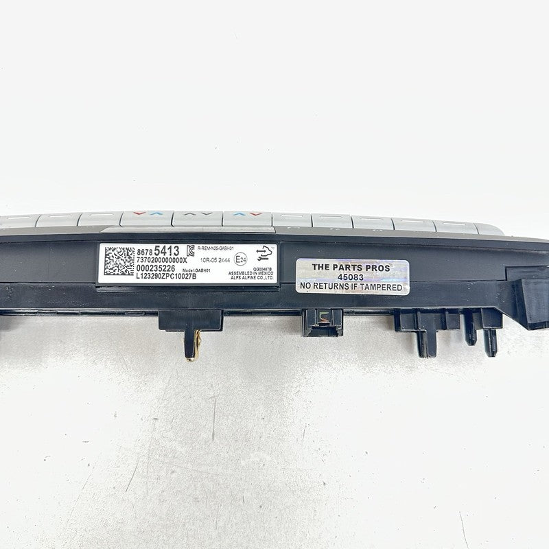 8678 5413 / 86785413 22-24 CADILLAC CT5 V BLACKWING HVAC AC TEMPERATURE CLIMATE CONTROL SWITCH OEM
