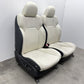 08-10 Lexus IS F Left And Right Front Seat Pair Leather Alpine White OEM